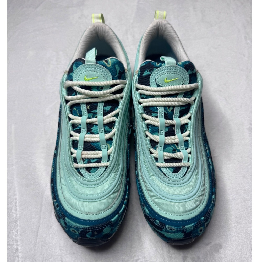 Nike Air Max 97 Moth Camo Womens 9 Mint Foam Volt Green DX3366-300